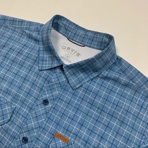 Orvis Tech Chambray Work Shirt New NWOT Medium